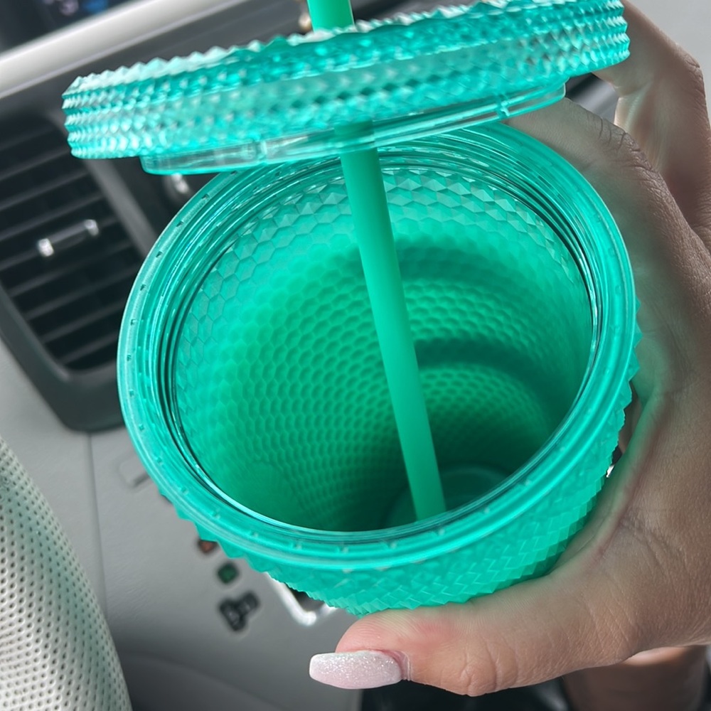 NWT Starbucks Mint Gradient 16 oz cold cup - Picture 3 of 3